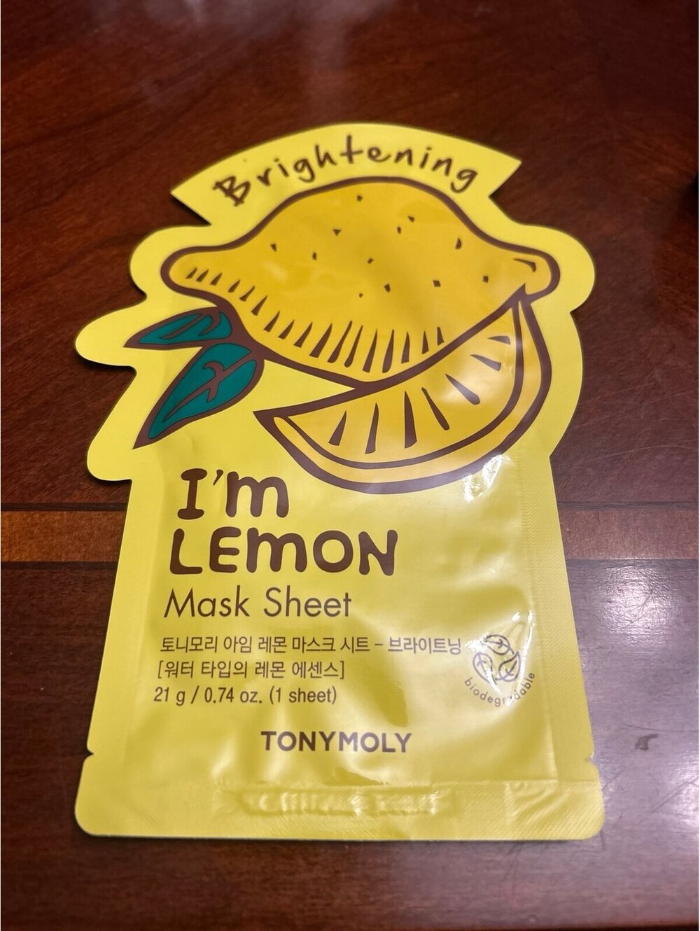 C304 Tony Moly I'm Lemon Mask Sheet NEW Brightening